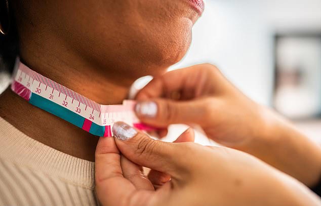 اندازه گردن در زنان