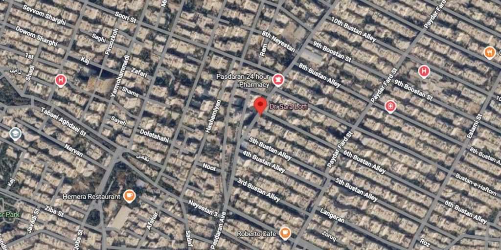 اطلاعات تماس و آدرس مطب دکتر سارا لطفی